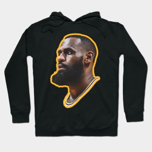 Lebron James Side View Hoodie